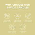 Clean House Citrus 3-Wick Candle