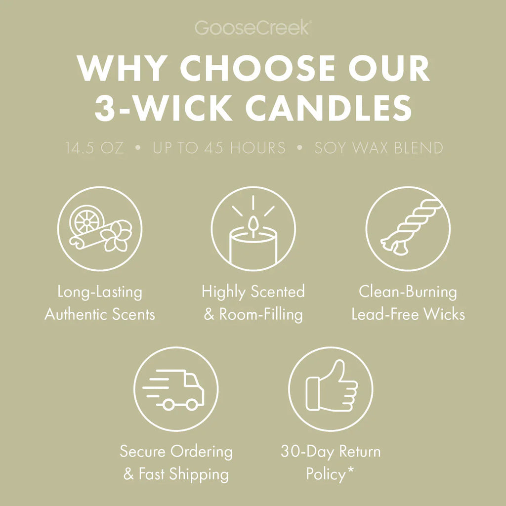 Odor Eliminating Warm & Welcome 3-Wick Candle