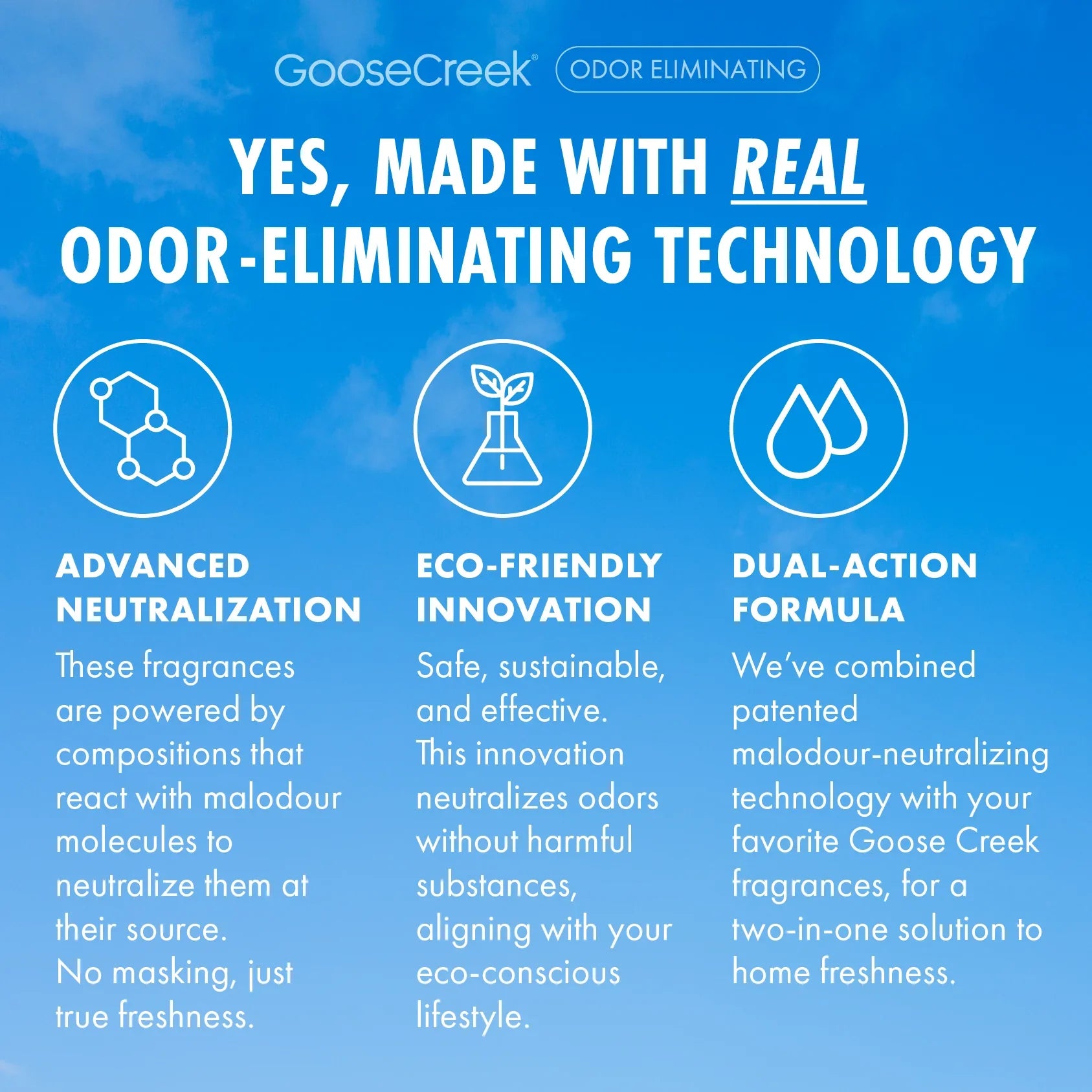Odor Eliminating Lost at Sea 3-Wick Candle