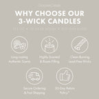 Clean Girl Aesthetic 3-Wick Candle