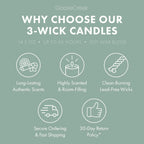 Odor Eliminating Eucalyptus Mist 3-Wick Candle