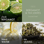 Bergamot & Tea Leaves Aromatherapy 3-Wick Candle